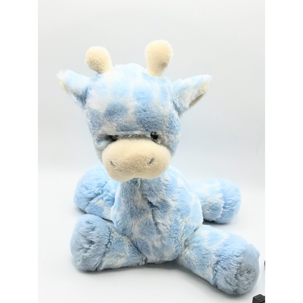 Ebba Jolitee Blue White Spotted Giraffe Plush Rattle Aurora World 12 Inch 822100